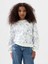 Kız Çocuk Beyaz Grafikli Sweatshirt 1