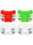 4 x LED Tekne Navigasyon Işıkları Tekne Yat Motorlu Tekne Bisiklet Avcılık Gece Çalışan Balık Tutma (Kırmızı, Yeşil, Beyaz) (Yurt Dışından) 1