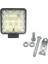 48W 6000K LED Spot Işın Kare Çalışma Lambaları Lamba Traktör Suv Kamyon 4WD 12V 24V (Yurt Dışından) 1