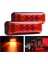 4 Adet 24V 3.9 Inç 3 LED Kamyon Römorku Kırmızı Işık Ön Arka LED Yan Ikaz Lambaları Gümrükleme Gösterge Lambası Su Geçirmez (Yurt Dışından) 1