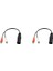 2x Xlr - Rca Y Splitter Kablosu 3 Pin Xlr Erkek - 2rca Dişi Amplifikatör Karıştırma Fişi Av Kablosu Xlr - Çift Rca Kablosu 20 cm (Yurt Dışından) 1