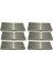 6 Adet Alüminyum Güç Amplifikatörü Soğutucu Isı Emici 100X40X11MM (Yurt Dışından) 1