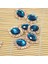 10 Cabochon Flatback Bezeme Düğün Takı Dıy Yeşil 30X25MM (Yurt Dışından) 5
