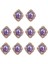 10 Cabochon Flatback Süsleme Düğün Takı Dıy 30X25MM (Yurt Dışından) 2