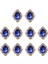 10 Cabochon Flatback Süsleme Düğün Takı Dıy 30X25MM (Yurt Dışından) 1
