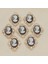10 Cabochon Flatback Süsleme Düğün Takı Dıy 30X25MM (Yurt Dışından) 1