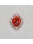 10 Cabochon Flatback Süsleme Düğün Takı Dıy Kırmızı 30X25MM (Yurt Dışından) 4