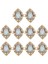 10 Cabochon Flatback Bezeme Düğün Takı Dıy Temizle 30X25MM (Yurt Dışından) 1