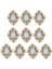 10 Cabochon Flatback Bezeme Düğün Takı Dıy Temizle 30X25MM (Yurt Dışından) 2