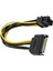 10 Adet 15 Pin 15PIN Sata Erkek - (6+2) 8 Pin 8pin Pcıe Dişi Güç Dönüştürücü Kablosu (Yurt Dışından) 2