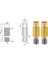 1.75MM Isıtıcı Bloğu Için 2 Adet All-Metal V6 Boğaz Isı Kırma (Yurt Dışından) 3