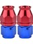 2 Adet Döner Hortum Ucu Bağlantısı Düz 4AN 0 Derece Düz Ptfe Hortum Ucu Sadece Ptfe E85 Yakıt Hattı Montaj Adaptörü (Yurt Dışından) 1