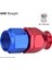 2 Adet Döner Hortum Ucu Bağlantısı Düz 4AN 0 Derece Düz Ptfe Hortum Ucu Sadece Ptfe E85 Yakıt Hattı Montaj Adaptörü (Yurt Dışından) 2