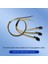 10 Adet/takım 1 Ila 3 Güç Uzatma Kablosu 8p(6+2p) Adaptör Kablosu 8pin Grafik Kartı Ayırıcı Tel 12AWG+18AWG Güç Kablosu (Yurt Dışından) 4