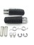 Motosiklet Ön Ayak Pegs Footrest Adaptörleri ER6N Nınja 650R 1000 Z1000SX 650 1000 Z1000 (Yurt Dışından) 1