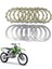 CR250R CRF450R Için KLX450R KX450F Için Çelik Plakalı Motosiklet Sürtünme Debriyaj Plakaları (Yurt Dışından) 2