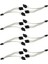8 Adet 6 Pin - Çift 8 Pin (6+2) / 6pin - Çift 8pin Pcie Kablosu Grafik Kartı Için Gpu Ayırıcı Pcıe 6pin - Çift 8pin (Yurt Dışından) 1