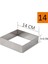 Pasta Çemberi Pandispanya Kare 14X14 cm H6 1