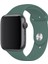 Apple Watch Seri 1/2/3/4/5/6/7/8/se/ultra 38MM 40MM 41MM Kordon Kayış Bileklik Klasik Silikon Pine Green 2