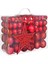 101 Adet Kırmızı Noel Topu Süsler Noel Ağacı Için, Kırılmaz Noel Ağacı Topları Dekoratif Baubles Asılı (Yurt Dışından) 1