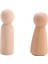10 Parça 65 mm Bitmemiş Ahşap Mandal Bebekler Ahşap Minik Bebek Organları Insan Süslemeleri, Ahşap Rengi (Yurt Dışından) 1