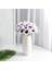 Dıy Gelin Düğün Buket Centerpieces Ev Dekorasyonu Için 24 Adet Yapay Calla Zambak Çiçekler (Beyaz Mor) (Yurt Dışından) 5