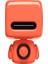Yaratıcı Robot Karikatür Bluetooth Hoparlör Kullanışlı Açık Kablosuz Mini Top Hoparlör (Yurt Dışından) 1