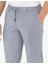 Erkek Koyu Mavi Ex. Slim Fit Keten Karışımlı Kumaş Pantolon 50284934-VR032 5
