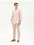 Erkek Açık Pembe Slim Fit Uzun Kollu Gömlek 50284872-VR078 4