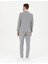 Erkek Gri Ex. Slim Fit Çizgili Yün Karışımlı Takım Elbise 50285262-VR024 5