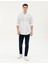 Erkek Lacivert Slim Fit Uzun Kollu Gömlek 50284922-VR033 4