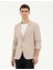 Erkek Bej Esnek Fit Blazer Ceket 50287775-VR011 1