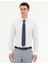 Erkek Beyaz Slim Fit Uzun Kollu Basic Gömlek 50285595-VR013 3