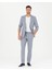 Erkek Koyu Mavi Ex. Slim Fit Keten Karışımlı Ceket 50284935-VR032 4