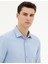 Erkek Koyu Mavi Slim Fit Uzun Kollu Gömlek 50285594-VR032 2