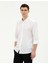 Erkek Beyaz Slim Fit Uzun Kollu Gömlek 50283343-VR013 1