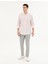 Erkek Açık Pembe Regular Fit Uzun Kollu Gömlek 50284926-VR078 4
