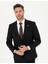 Erkek Siyah Slim Fit Çizgili Takım Elbise 50288211-VR046 3