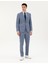 Erkek Koyu Mavi Slim Fit Yün Takım Elbise 50285420-VR032 1