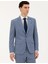 Erkek Koyu Mavi Slim Fit Yün Takım Elbise 50285420-VR032 2