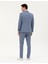 Erkek Koyu Mavi Slim Fit Yün Takım Elbise 50285420-VR032 5