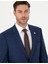 Erkek İndigo Slim Fit Çizgili Takım Elbise 50285352-VR028 3