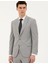 Erkek Gri Ex. Slim Fit %100 Yün Çizgili Takım Elbise 50285418-VR024 2