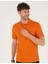 Erkek Kahverengi Regular Fit Polo Yaka Merserize Tişört 50262668-VR040 2