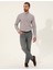 Erkek Siyah Slim Fit Uzun Kollu Gömlek 50255237-VR046 4
