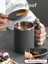 Paslanmaz Çelik Kahve Fincanı Kapaklı Kupa Kahve Kupa Çift Duvar Saplı Isıya Dayanıklı Drinkware (Yurt Dışından) 4