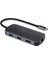 8in1 100W Type C Çoğaltıcı Hub, 3x Usb, 1x Pd Type C, 1x Tf/sd, 1x 4K Hdmi, 1x RJ45 Çevirici Adaptör 1