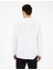 Erkek Beyaz Keten Karışımlı Regular Fit Uzun Kollu Gömlek 50288526-VR013 5