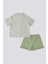 Lisanslı Şort Shirt Yeşil Erkek Bebek Takımı 3