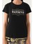 Believe Siyah Kadın Kısa Kol Pijama Takımı 4
